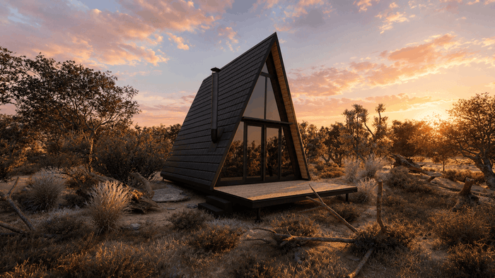 ["Tiny house exterior design rendering", "Tiny house exterior rendering with modern compact design", "Cottage exterior rendering with cozy traditional design", "Cabin exterior rendering with rustic architectural style", "Tiny house exterior rendering with smart space-saving design", "Tiny house exterior rendering with cozy modern style", "Mobile home exterior rendering with clean modern finishes", "Cabin exterior design rendering"]