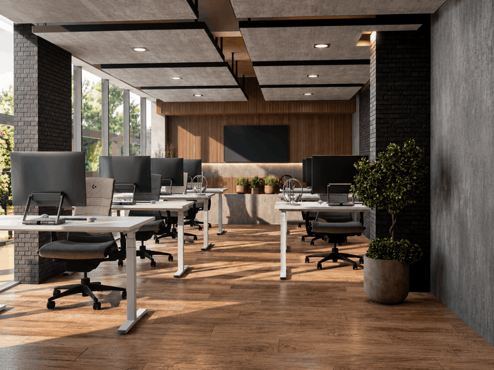 ["Office interior design rendering", "Modern office interior rendering", "Office interior rendering with clean workspace design", "Office rendering with modern furniture and workspace layout", "Office interior rendering with functional modern layout", "Professional office interior rendering"]
