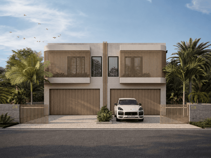 ["Luxury apartment exterior design rendering", "Minimal apartment exterior design rendering", "Minimal duplex exterior design rendering", "Minimal bungalow exterior design rendering", "Modern duplex exterior design rendering"]