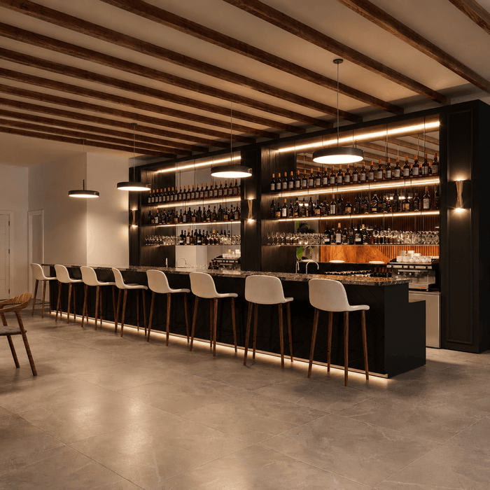 ["Commercial interior rendering with modern design", "Modern commercial interior design rendering", "Commercial rendering with clean professional layout", "Coffee shop interior design rendering"]