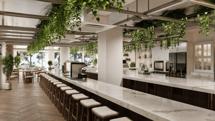 ["Coffee shop interior design rendering", "Modern coffee shop interior rendering", "Coffee shop interior rendering with cozy modern design", "Coffee shop interior rendering with clean inviting atmosphere"]