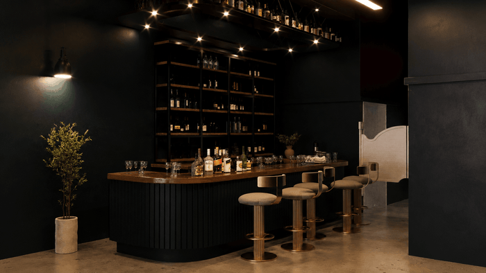 ["Modern commercial interior design rendering", "Commercial interior design rendering", "Coffee shop interior rendering with clean inviting atmosphere"]