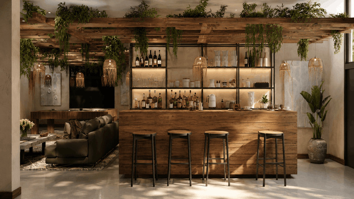 ["Restaurant and coffee shop interior rendering", "Restaurant interior design rendering", "Coffee shop interior rendering with clean inviting atmosphere", "Restaurant interior rendering with functional dining layout", "Coffee shop interior rendering with clean inviting atmosphere"]