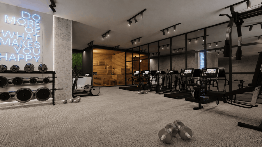 ["modern gym interior design", "home gym design", "gym interior design", "fitness center"]