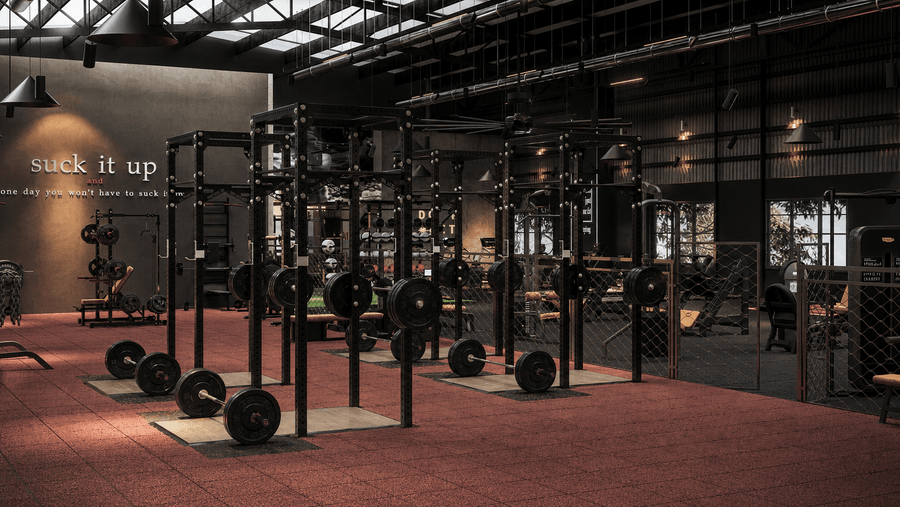 ["gym interior design", "modern gym", "gym rendering", "modern gym interior design"]