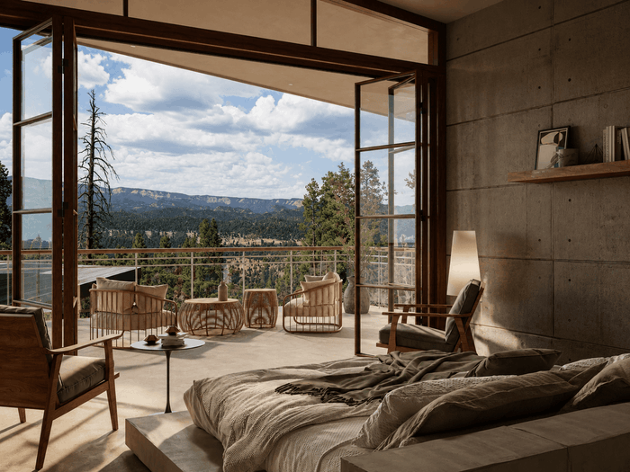 ["Luxury master bedroom interior design rendering", "Luxury master bedroom rendering with elegant premium finishes", "Minimal master bedroom interior design rendering", "Modern master bedroom rendering with sleek furniture", "Villa master bedroom interior design rendering"]