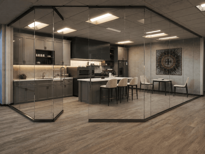 ["Coffee shop interior design rendering", "Coffee shop interior rendering with cozy modern design", "Commercial interior design rendering", "Commercial property interior design rendering", "Office rendering with modern furniture and workspace layout", "Office interior design rendering"]