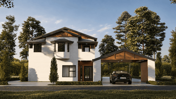 ["Farmhouse villa exterior design rendering", "Farmhouse mansion exterior design rendering", "Rustic mansion exterior design rendering", "Farmhouse townhouse exterior design rendering", "Rustic duplex exterior design rendering"]