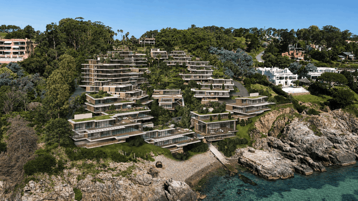["Pool area exterior rendering with relaxing resort-style layout", "Pool area exterior design rendering", "Luxury pool area rendering with elegant exterior design", "Modern apartment exterior design rendering"]