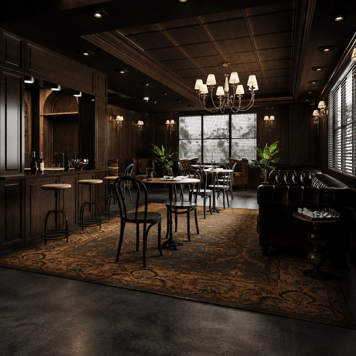 ["Restaurant interior design rendering", "Coffee shop interior design rendering", "Modern restaurant interior rendering", "Modern coffee shop interior rendering", "Coffee shop interior rendering with clean inviting atmosphere"]